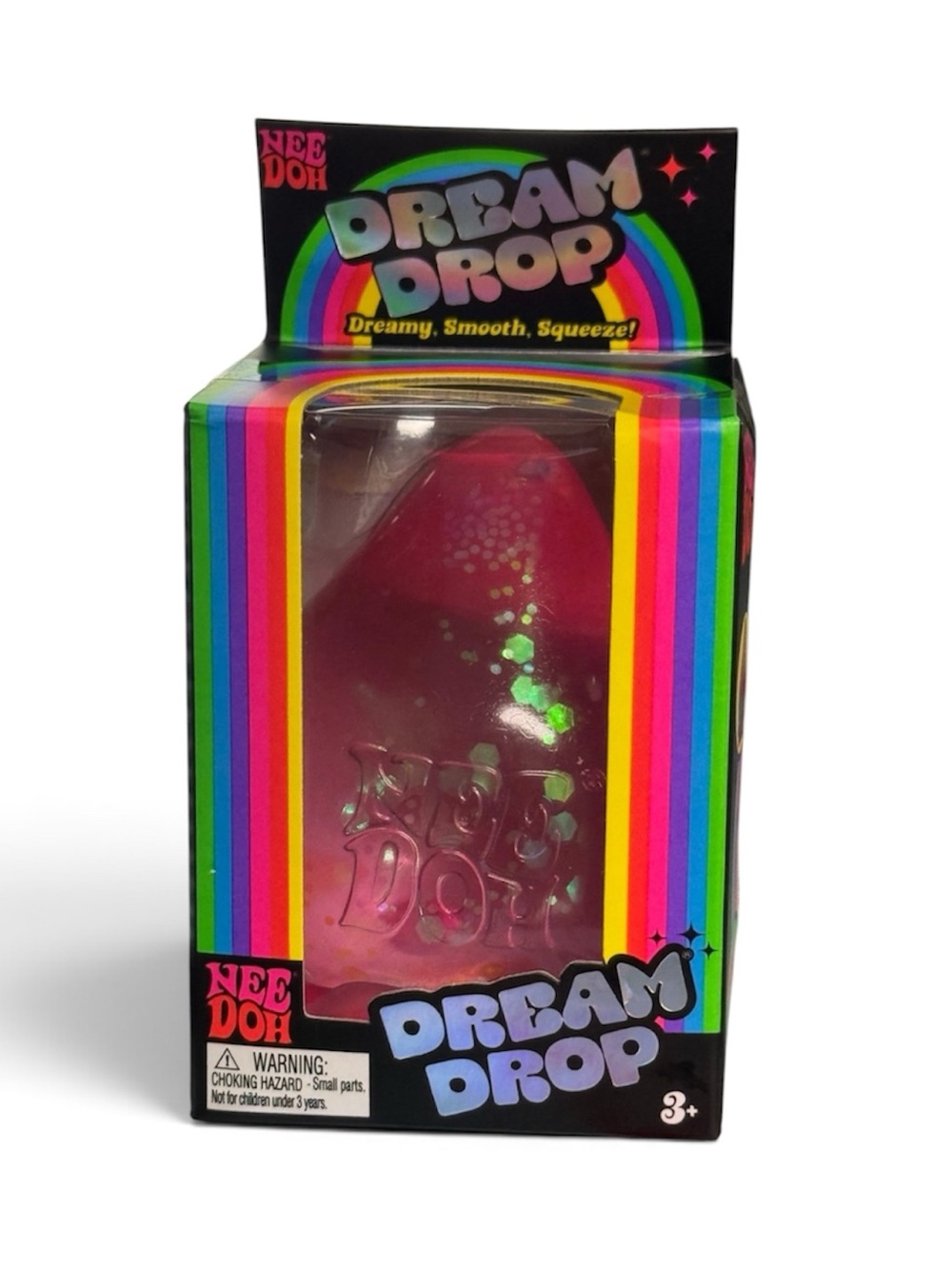 NEW Pink NeeDoh Dream Drop Dreamy Smooth Squeeze Authentic Squishy Viral